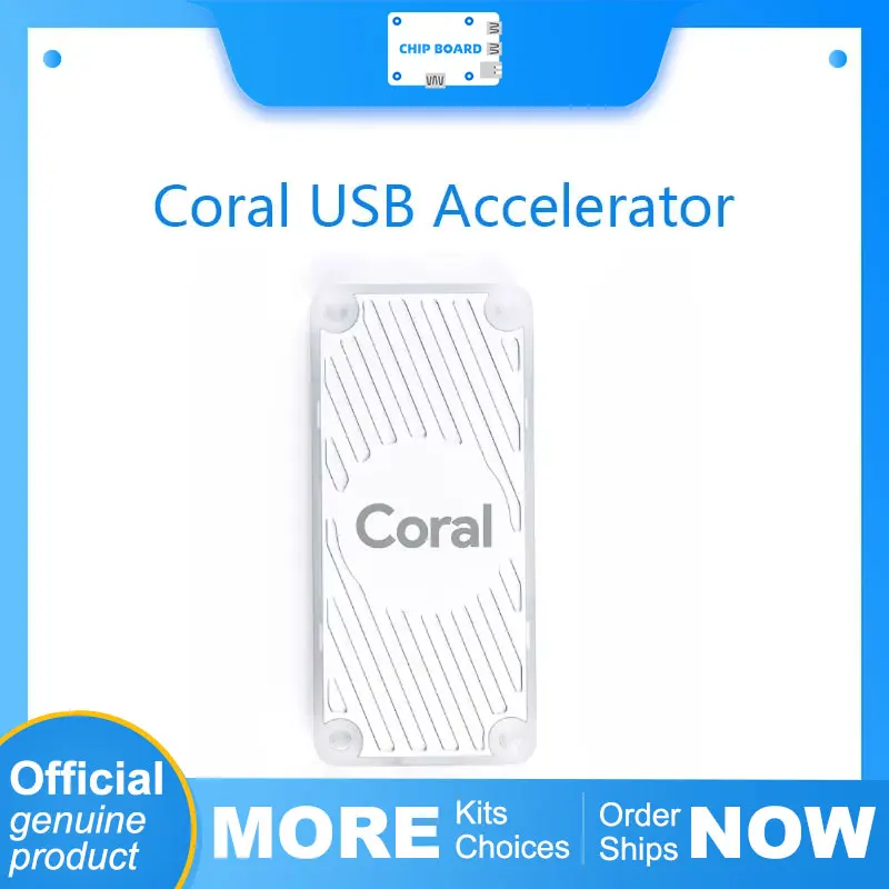 Coprocessador de acelerador USB Coral com Google Edge TPU ML