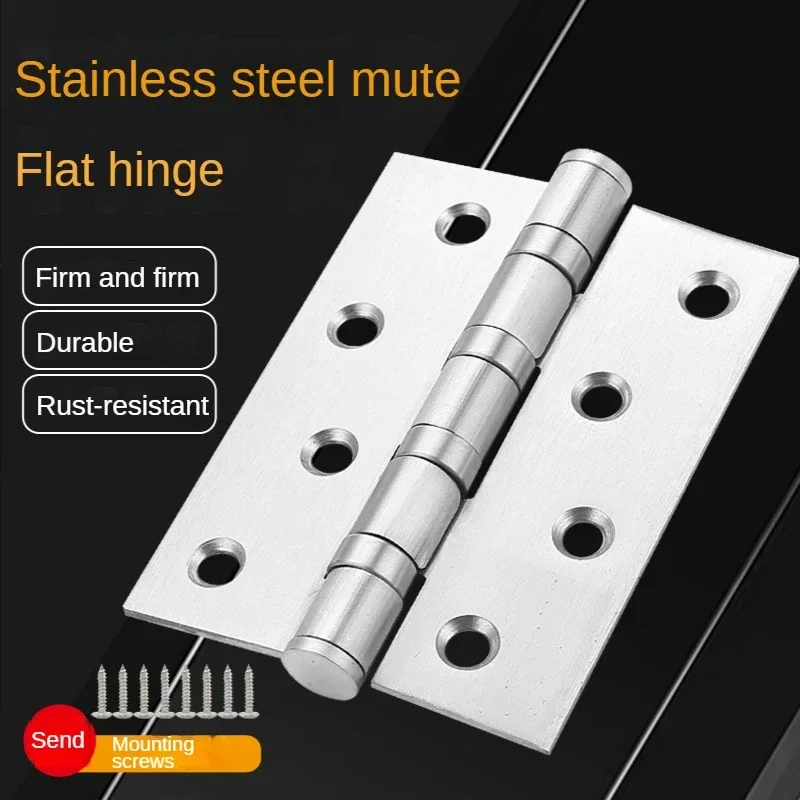 Bedroom wooden door 201 casement hinge folding cabinet door and window mute 4 inch 5 inch stainless steel bearing hinge stainless steel hinges door hinges