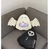 New Cartoon Angel Devil Backpack Creative Kawaii Ghost Azrael Shoulder Bag PU Leather Large Capacity School Bags For Kids 1