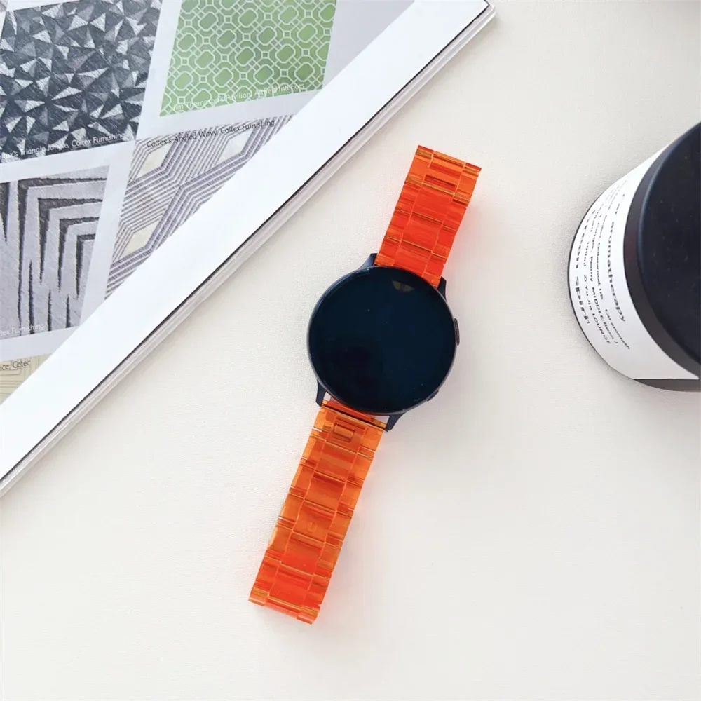 Transparent Strap with Removable Link Bracelet, 20mm/22mm Band