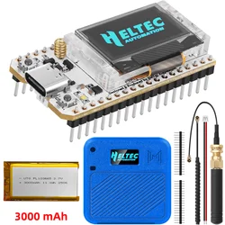 Compact LoRa IoT Device Enclosure with OLED Display, Battery, and Wireless Connectivity for 3.7 V (3000mAh 863 - 928MHz)