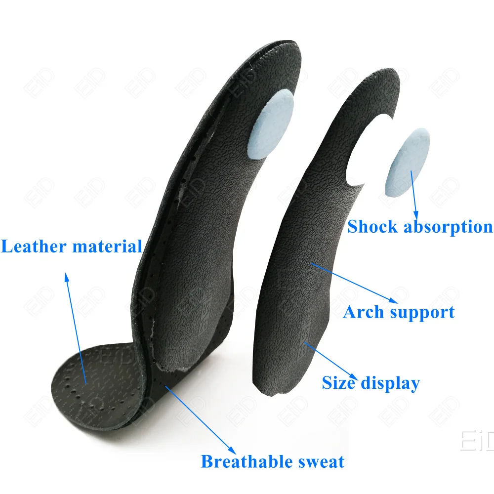 EiD Orthopedic Insoles Orthotics Flat Foot Health Sole Pad For Shoes Insert Arch Support Pad For Plantar fasciitis O/X Leg pads