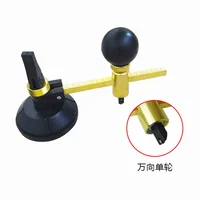 Glass Cutter 6 Wheel Compasses Circular Cutting with Suction Cup Circle Professional Glass Bottle Cutter Cutting Tools 2