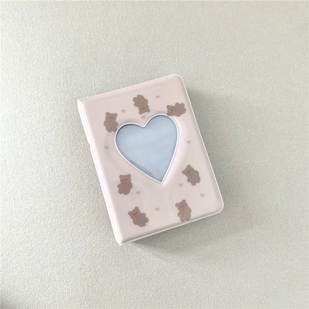 Cartoon Cat Photo Album 3 Inch Photo Card Holder Kpop Idol Card Binder Collection Book 40 Pocket Business Card Book Album