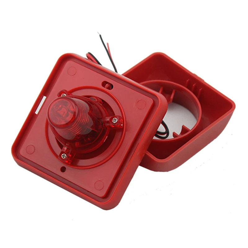 Sound Strobe Sound and light alarm Siren dc24v Conventional Fire Strobe Sounder