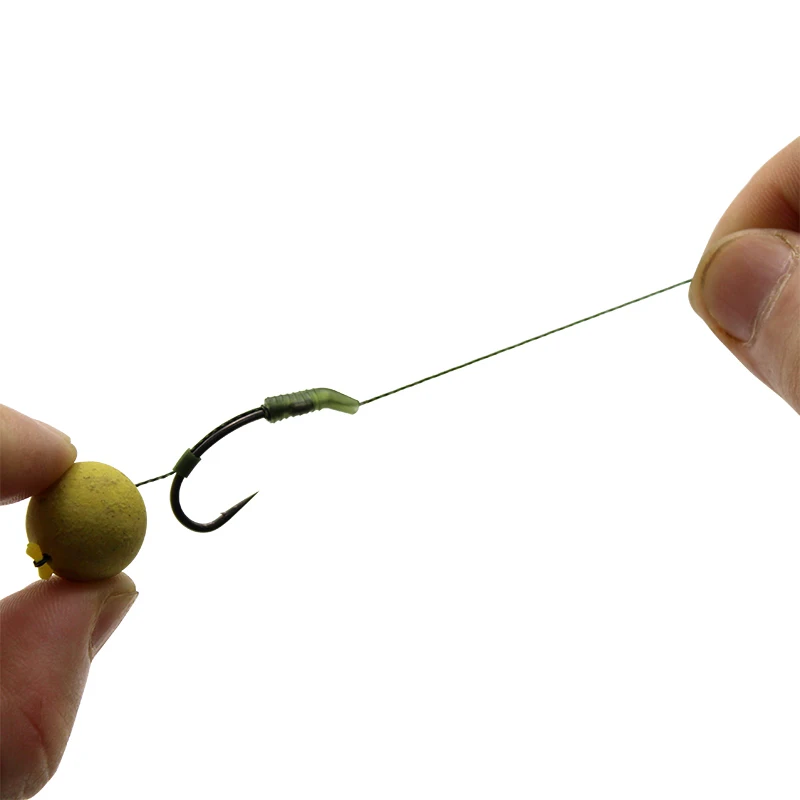 30x Karpfenangeln Zubehör Haken Aligner Anti Tangle Sleeve Line Aligner Größe S/M/L Karpfenangeln Haar Rigs Terminal Tackle – Detail 6