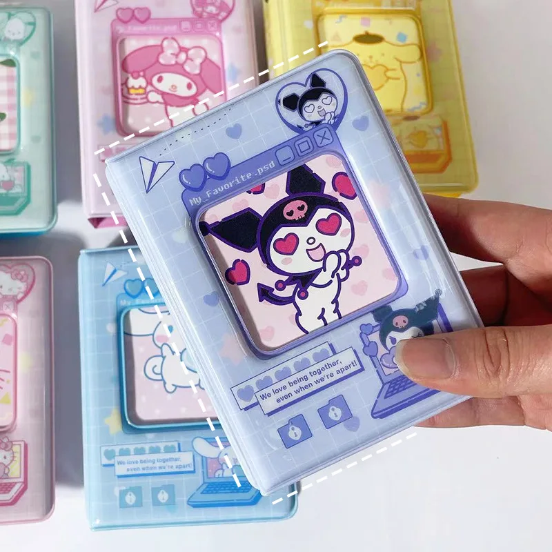 Album Cards Hello Kitty Y2k 3-Inch Storage Photo Album Cute Card Holder Mini Truck Accessories Collect Toys