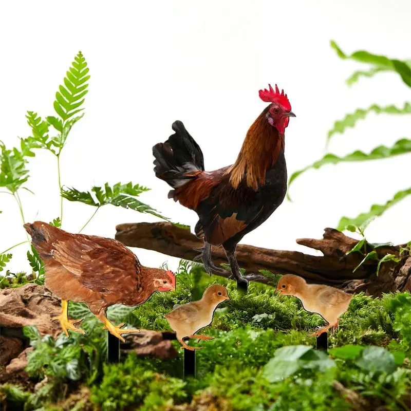 

Rooster Statue Garden Decor Acrylic Decoration For Garden Waterproof Rooster Outdoor Garden Decoration Rooster Garden Patio Lawn