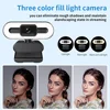 Portable Full HD 1080P 2K 4K Webcam PC Latops Auto Focus Fill Light Web Camera With Microphone for Network Live Conference 3