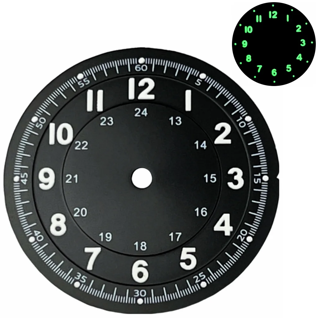 29 mm Zifferblatt, leuchtend, passend für Nh35 NH36 ETA2836 Mingzhu DG2813 3804 Miyota8205 8215 821A Uhrwerk, Uhrenzubehör – Detail 10