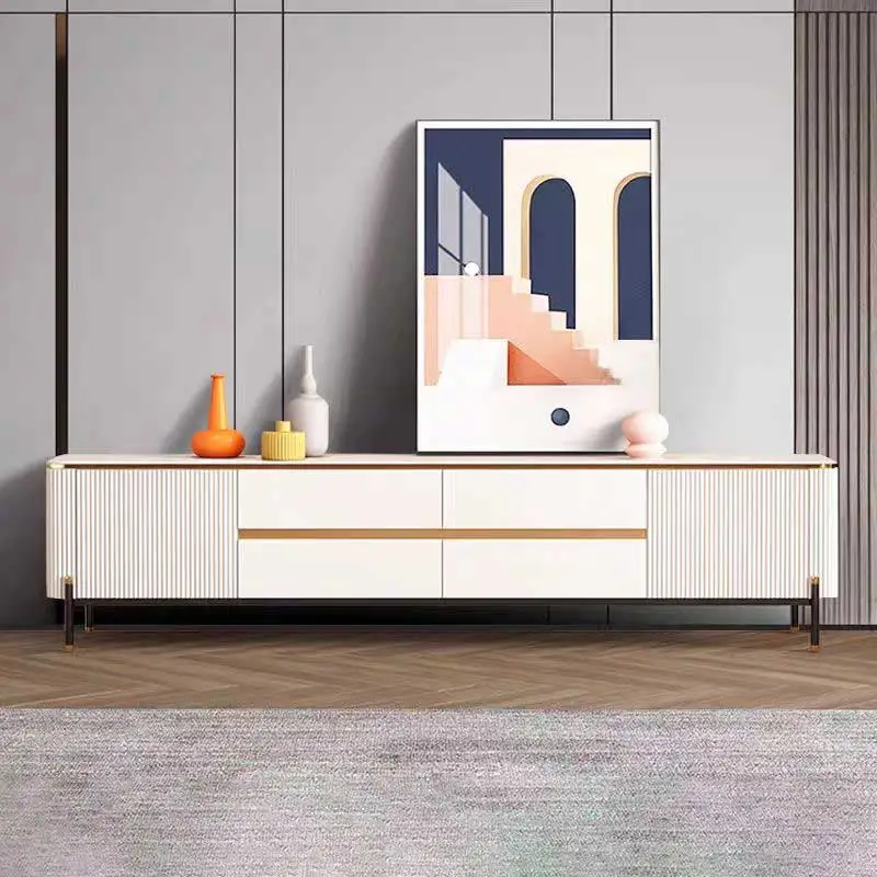 High Quality Wooden Living Room Luxury Tv Cabinet Home Furniture Storage Decoration Modern Design Wood Tv Stand