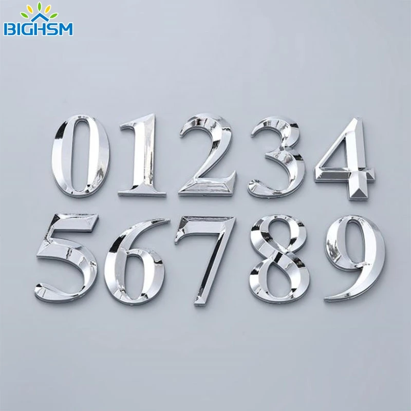 Number letter stickers Door number sticker 1Pcs Self Adhesive Door Number Sign House Number Digit Apartment Hotel Office Sticker Cabinet Table Room Decor Draw Label
