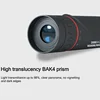 HD 2000x24 Monocular Telescope Zooming Focus Green Film Binocular Optical Hunting Tourism Scope For Outdoor 4