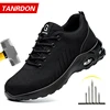 New Styles Men Safety Boots With Steel Toe Cap Anti-smash Work Sneakers Safety Shoes Men IndestructibleWork Boots Tactical Boots
