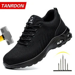 Enhanced Men's Steel Toe Safety Boots - Durable & Indestructible Work Sneakers - 45