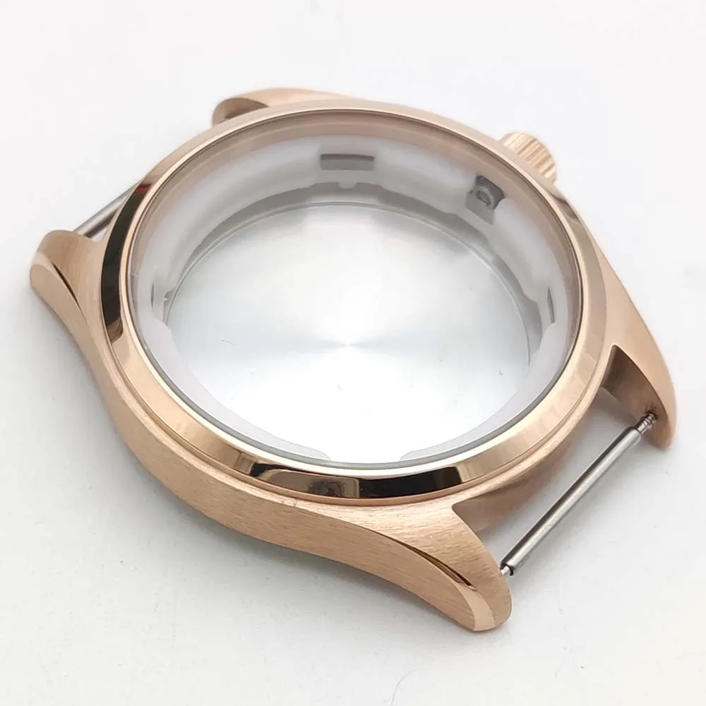 Enhanced Rose Gold & Black 40mm Watch Case Cover