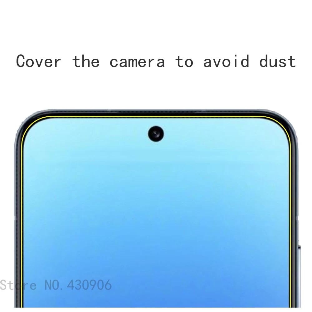 Für xiaomi mi 14 Displays chutz folie Finger abdruck Entriegelung Bildschirm abdeckung mi 14 13 transparente gehärtete Glas folie 2.5d Kante 9h – Detail 3