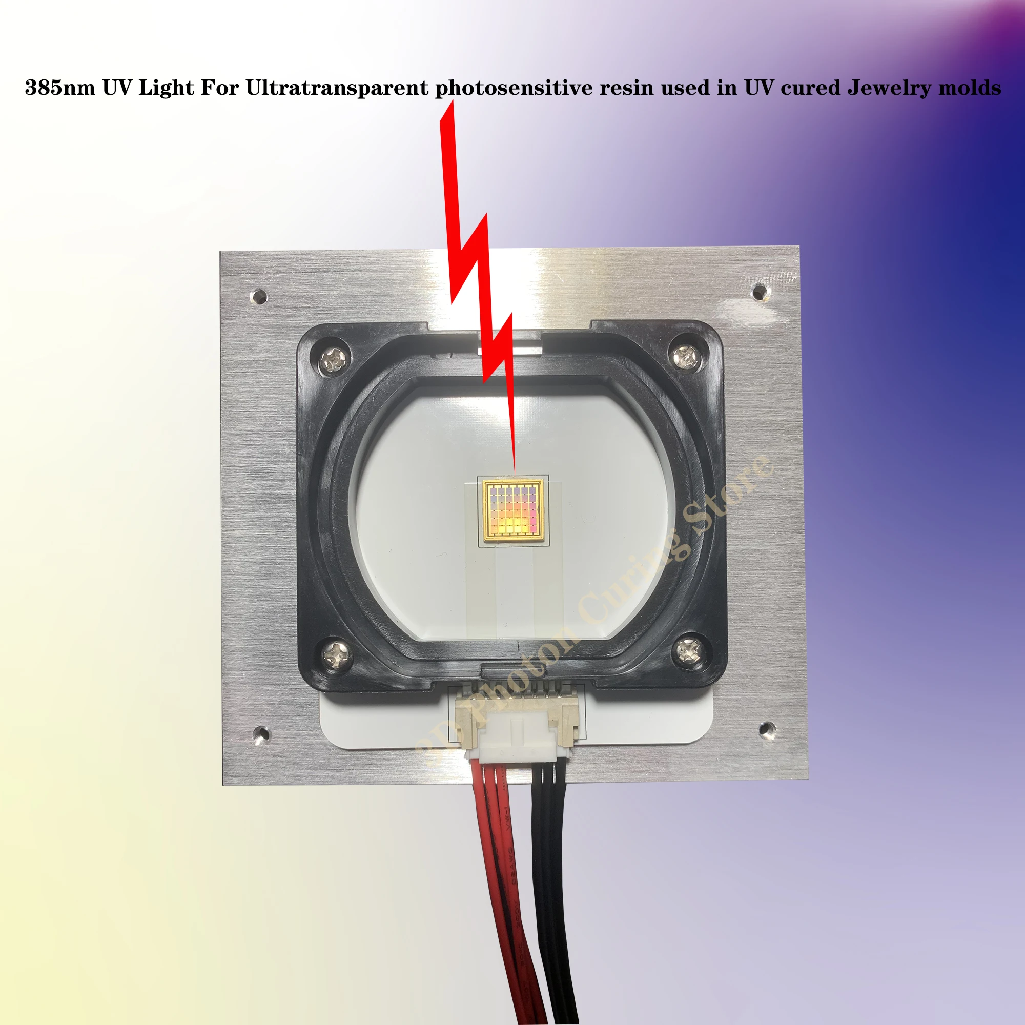 385nm UV Light For Ultratransparent photosensitive resin used in UV cured Jewelry molds for 3d printer  Modifying Anycubic