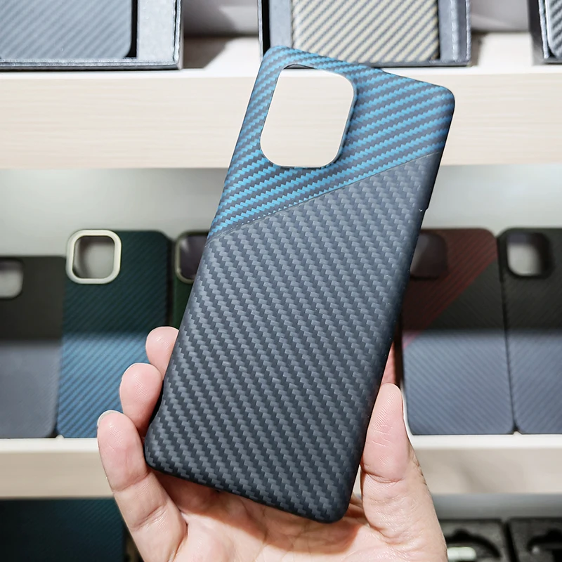

Aramid Fiber Phone Case for OPPO FIND X5 Find X5Pro Thin and light attributes men's business phone case hard protect shell