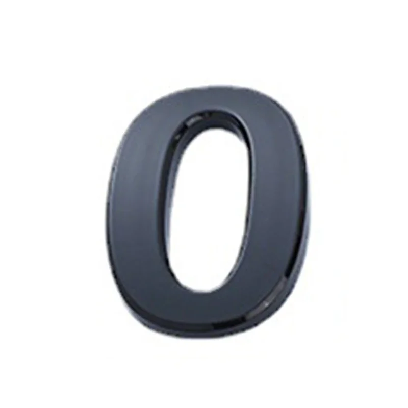 House Number Signs Easy To Install Adhesive Backed Hotel Room Door Plate 10cm Red Bronze Black House Numbers Stickers Acrylic ABS Personalized