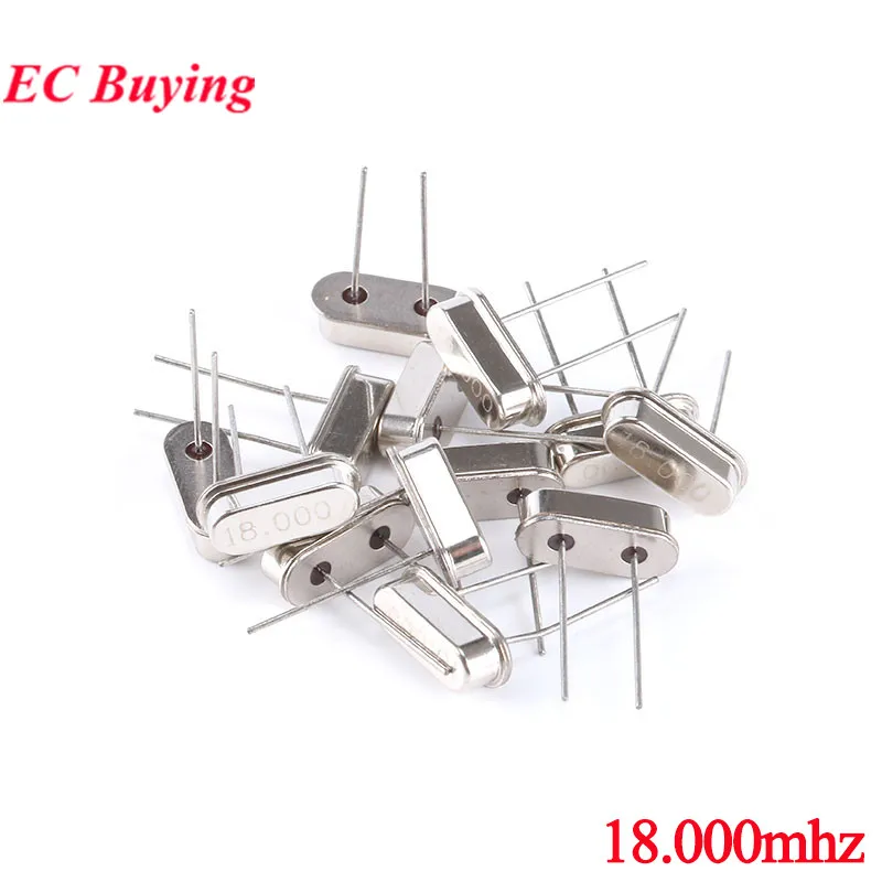 10pcs/lot 18MHz 18.000M 18.000 Crystal Oscillator Mini Passive Resonator Quartz HC-49S crystal oscillator,quartz resonator