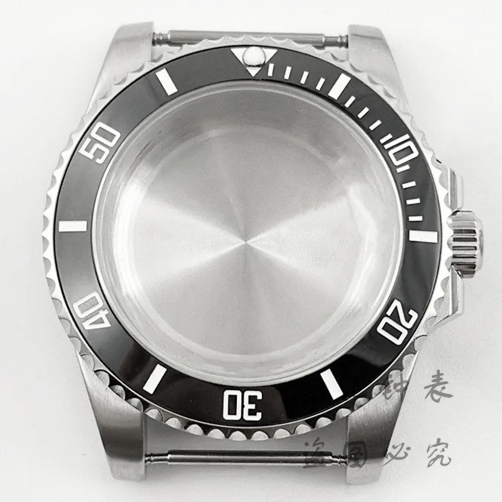 Deep Blue Bezel 40MM Diver Watch Case with Waterproof Sapphire Crystal