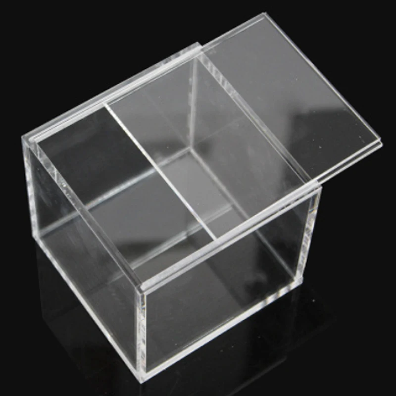 Custom square clear plexiglass box, custom acrylic box