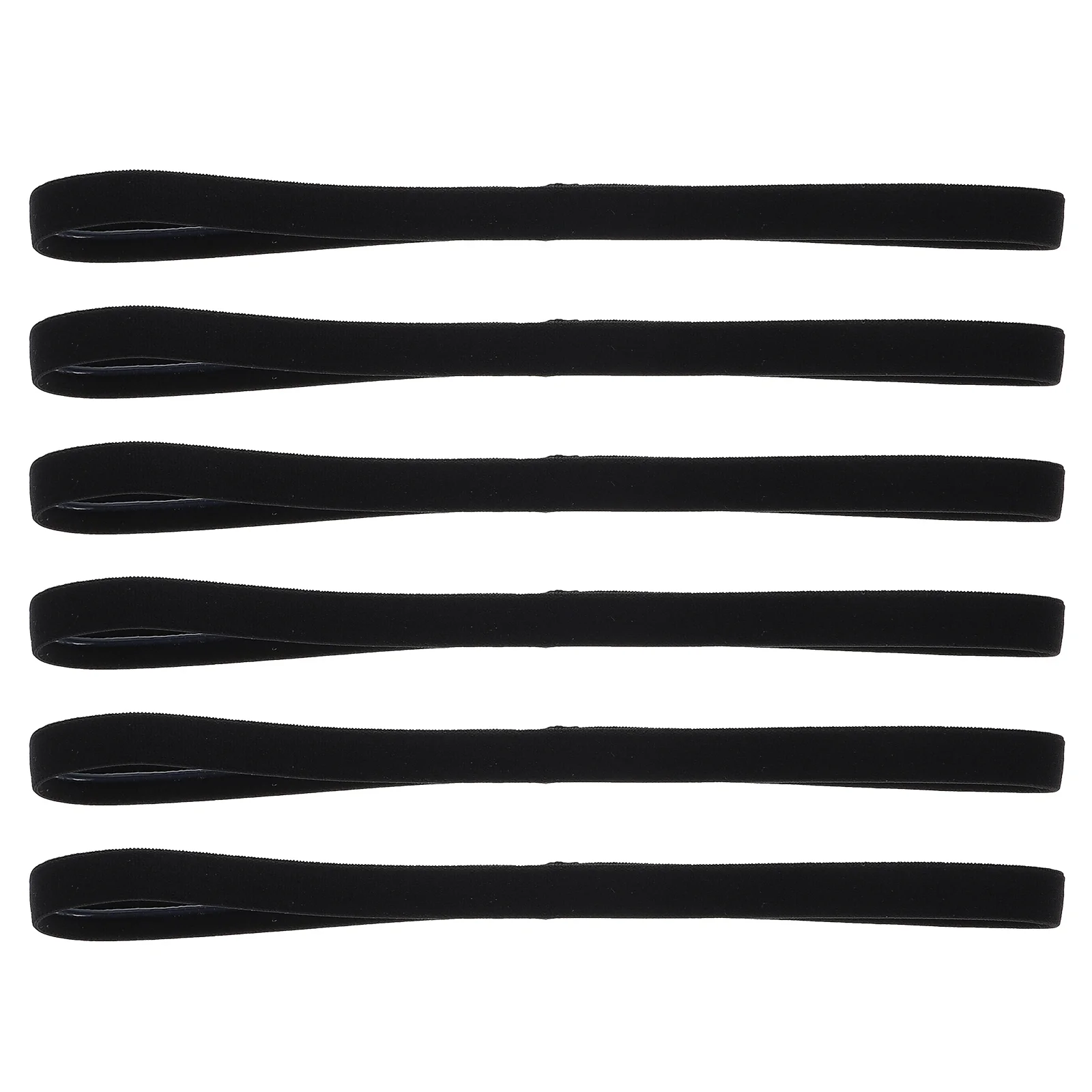 

6 Pcs Man Men' Headband Fitness Headbands for Soccer Silicone Elastic Sweatband