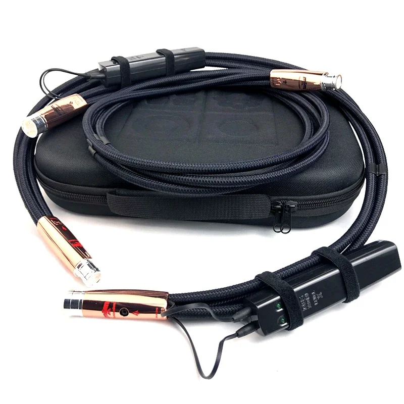 선더버드 XLR 케이블, 솔리드 퍼펙트 표면 구리 + (PSC +) 도체, 하이파이 오디오 앰프 균형 케이블, 박스 포함