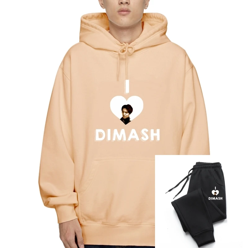 

I Love Dimash SweaHoody Sweatshirt Hoodie Warm Euro Fleece S-3xl Hiphop Sweatshirt Hoodie Cool Men Hoody Summer Designs Autumn L