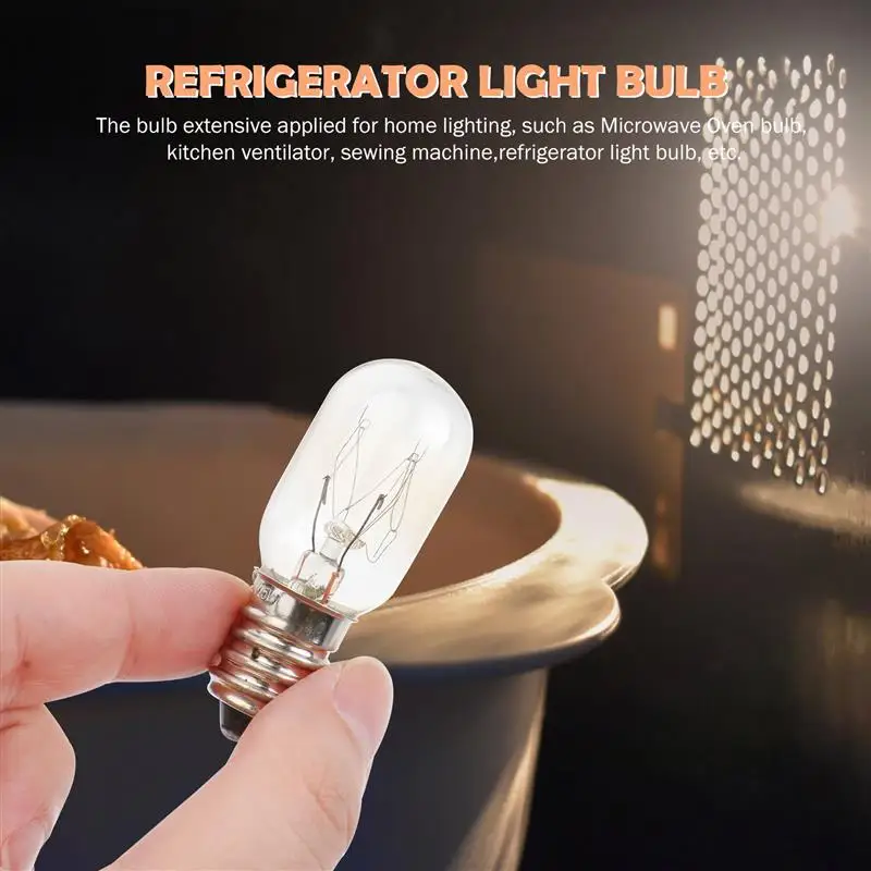 Sewing Machine Light BULB E14, 240V, 15W Use for Fridge, Microwave