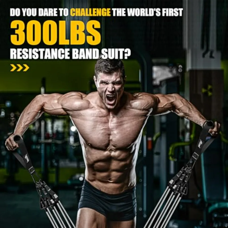 Heavy Resistance Bands, 420LBS Exercise Bands for Working Out, Fitness Bands with Handles, Workout Bands for Men, Weight Bands S