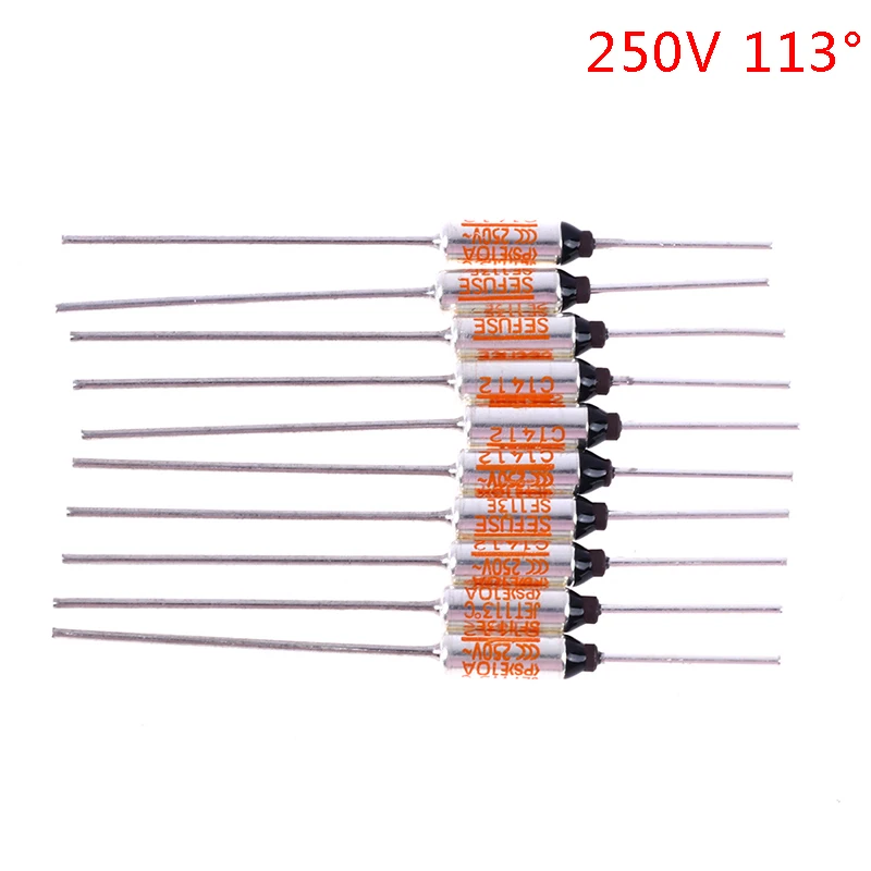 Microtemp ® G4a/E4A シリーズ熱リンク、温度ヒューズ、 250 VAC 10 A 、 120 VAC 15 A 、 UL および  VDE 認証、 Therm-O-Disc - 中国 Microtemp ® 熱ヒューズ、 Therm-O-Disc 熱遮断、熱電対リンク、  Sensitence Thermal Limiter G4a51 、 Therm-O-Disc 10 個の温度ヒューズ E4A00 152C 152 ℃ TF カットオフ 250V 10A アキシャルリードリンク