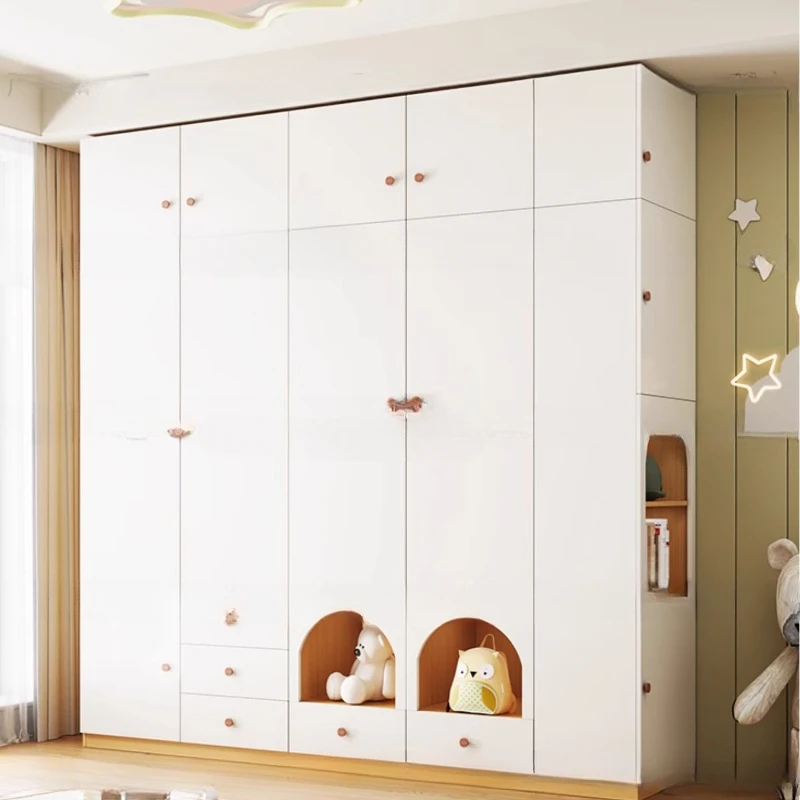 Storage Children's Wardrobes Bedroom Organizer Apartment Wardrobes Closet Cabinets Meuble De Rangement Modern Furniture CY50CW