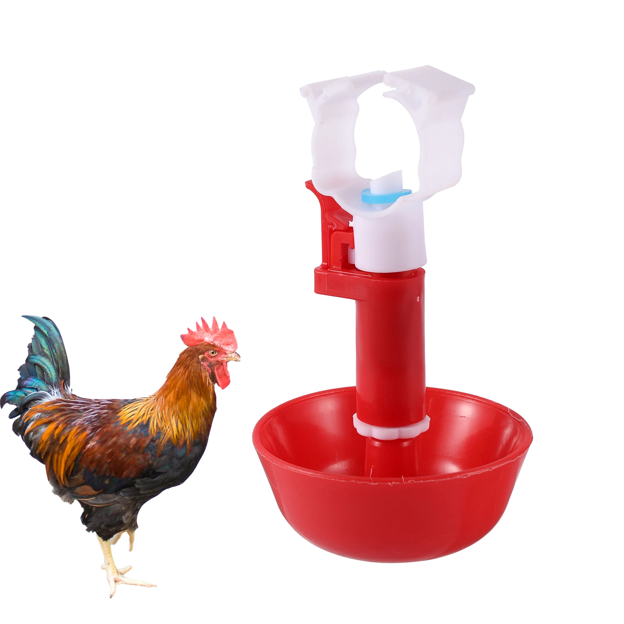 Plastic Water Drinking Cups Bowls Plastic Chicken Waterer Cups