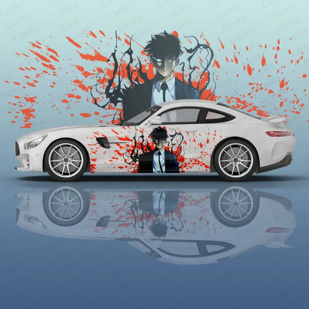 

Solo Leveling Car Body Sticker Anime Itasha Vinyl Car Side Decal Sticker Car Decor Sticker Cars Protective Film