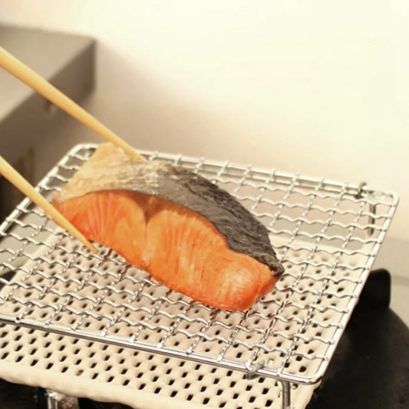 Japan Imported Ceramic Grill Direct Fire Japanese Toaster Toast Grill for  Gas Stove Grilled Fish Rack