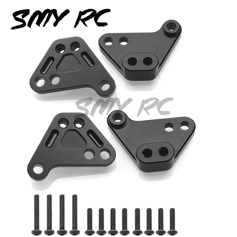 Staffa Di Montaggio Inferiore Dell'Ammortizzatore Anteriore E Posteriore In Metallo Per 1/10 Traxxas Maxx 2.0 V2 89076-4 Widemaxx