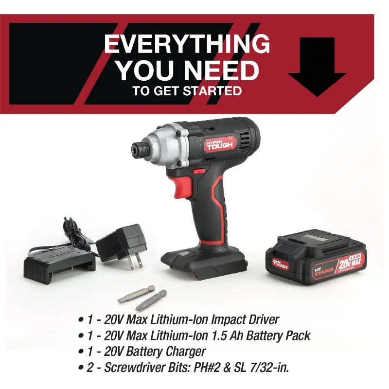  BLACK+DECKER 20V MAX Impact Driver with Lithium