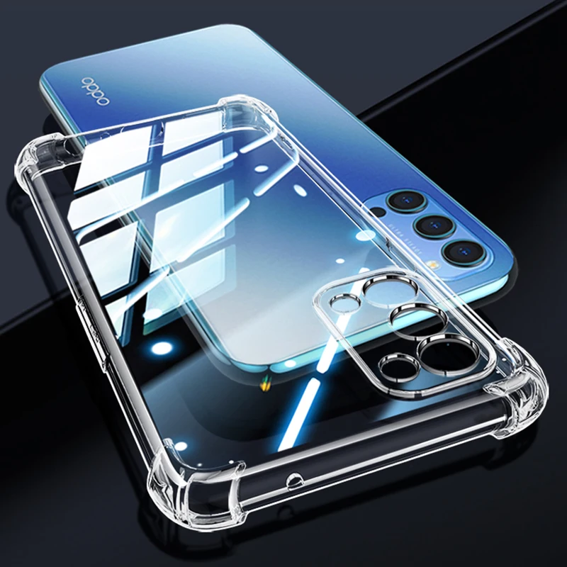 Enhanced Shock-Absorbent Transparent Silicone Phone Case