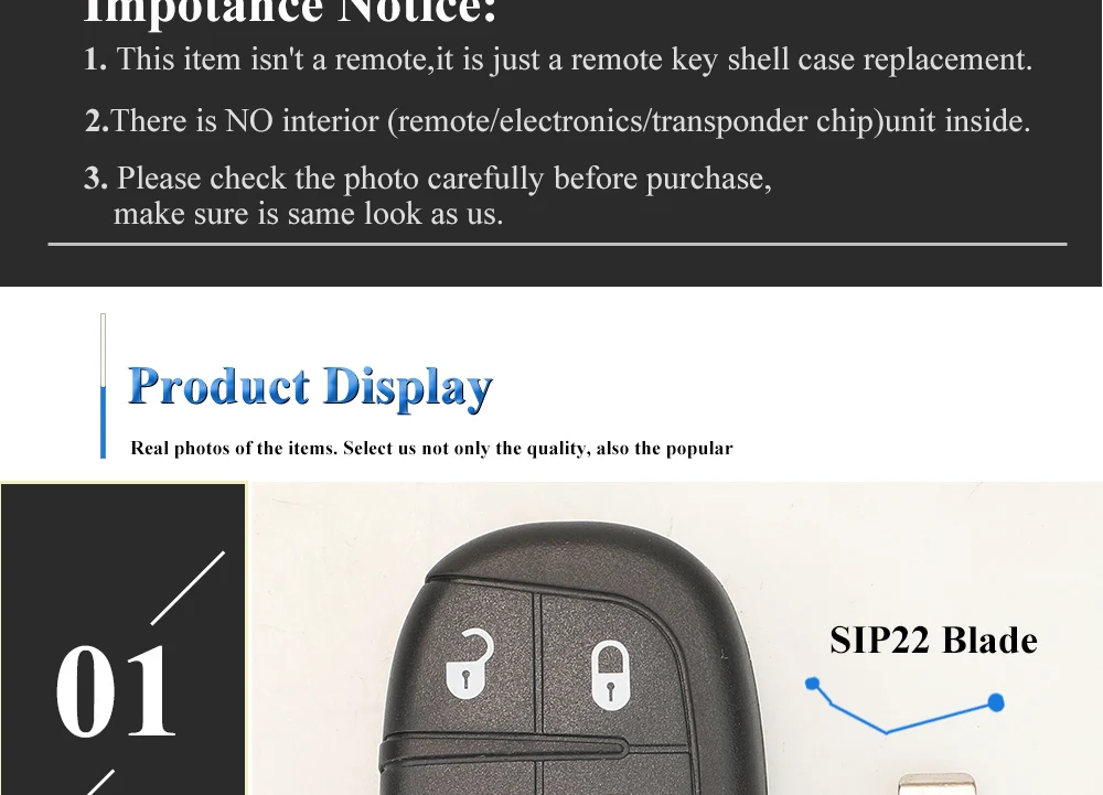 Keyforkess 10pcs SIP22 Remote Smart Key Shell per Fiat 500 500L 500X Toro 2016 2017 2018 2019 portachiavi per auto 3/4/5 sostituzione BTN - Se54308a3e153427e8b3d6534c797068ew