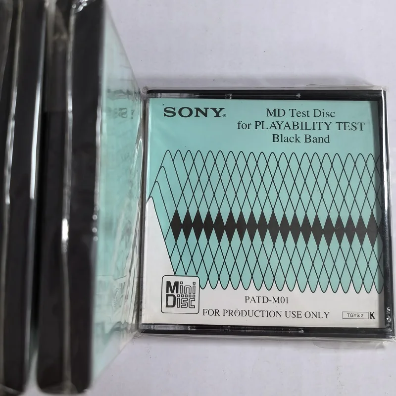 SONY MD TEST DISC FOR PLAYABILITY TEST BLACK BAND PATD-M01