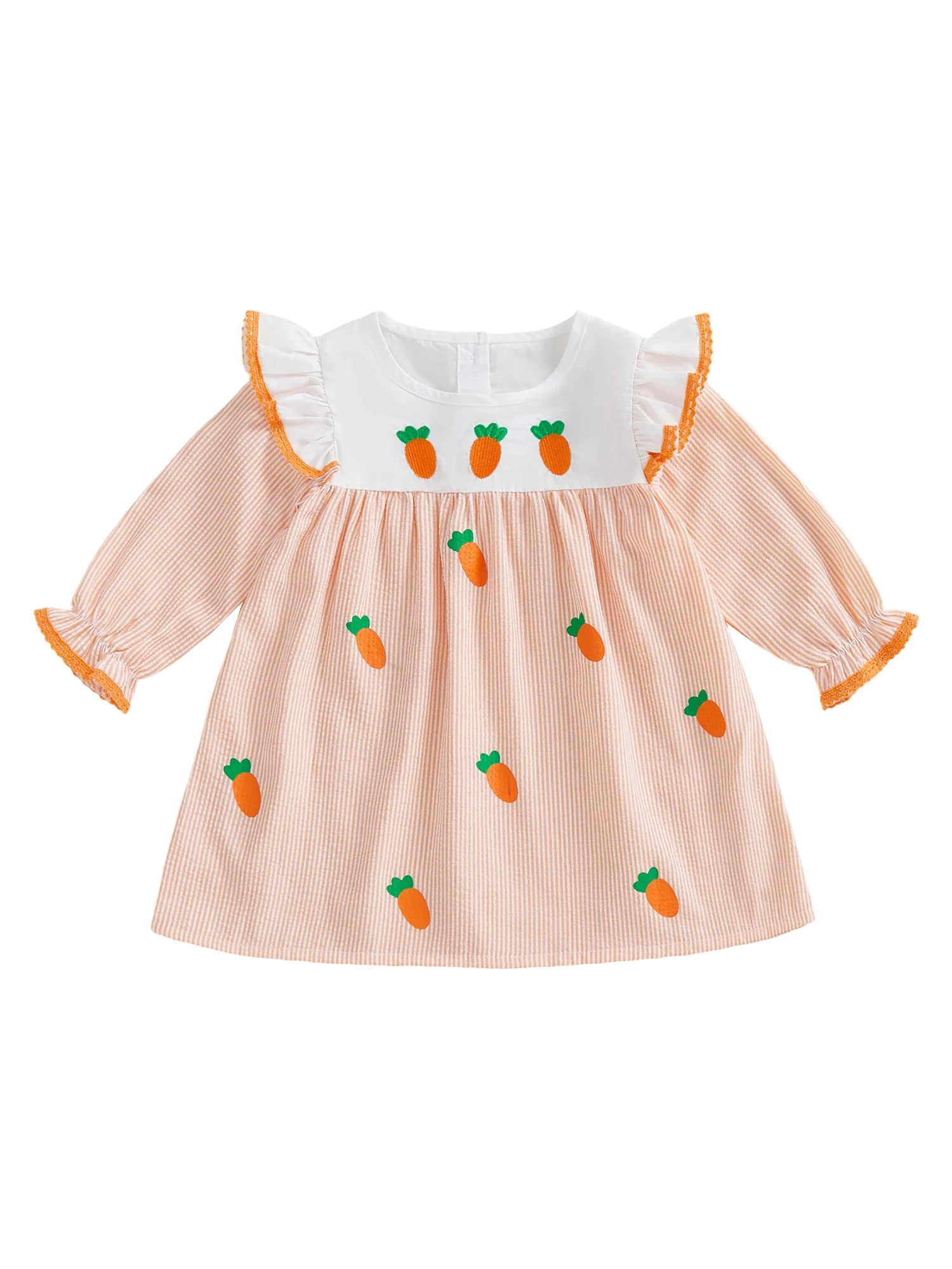 Adorable Baby Girl Easter Outfit Floral Bunny Embroidered Sleeveless Dress with Matching Headband Spring Clothes for Toddler