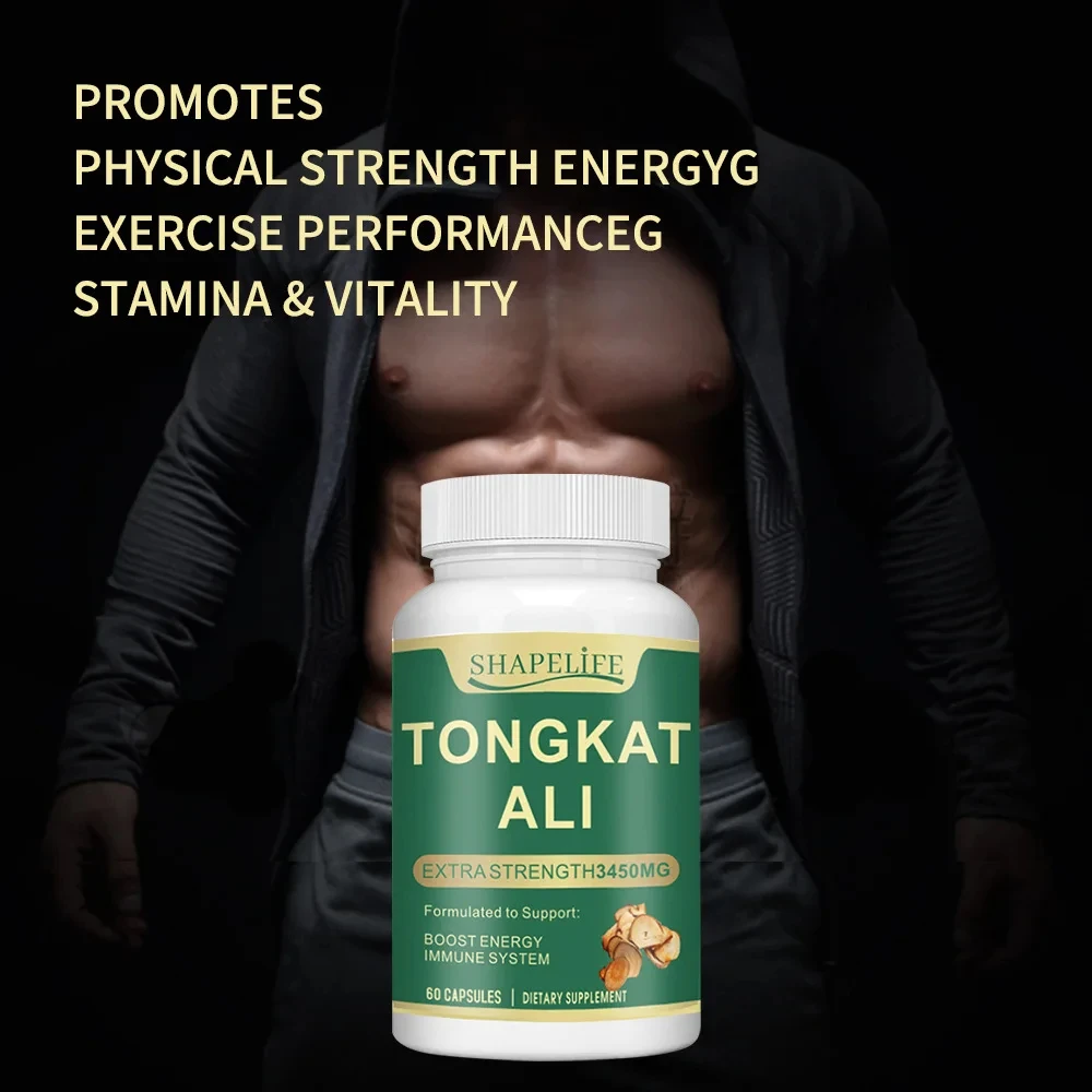 

Капсулы Tongkat Ali повышают выносливость, сила, производительность, энергию и выносливость, добавки для массы мышц
