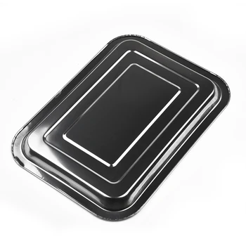 Stainless Steel Baking Tray Rectangle Baking Sheet Pan Non-stick Chips Basket Baking Dish For Toaster Oven Cookie Baking