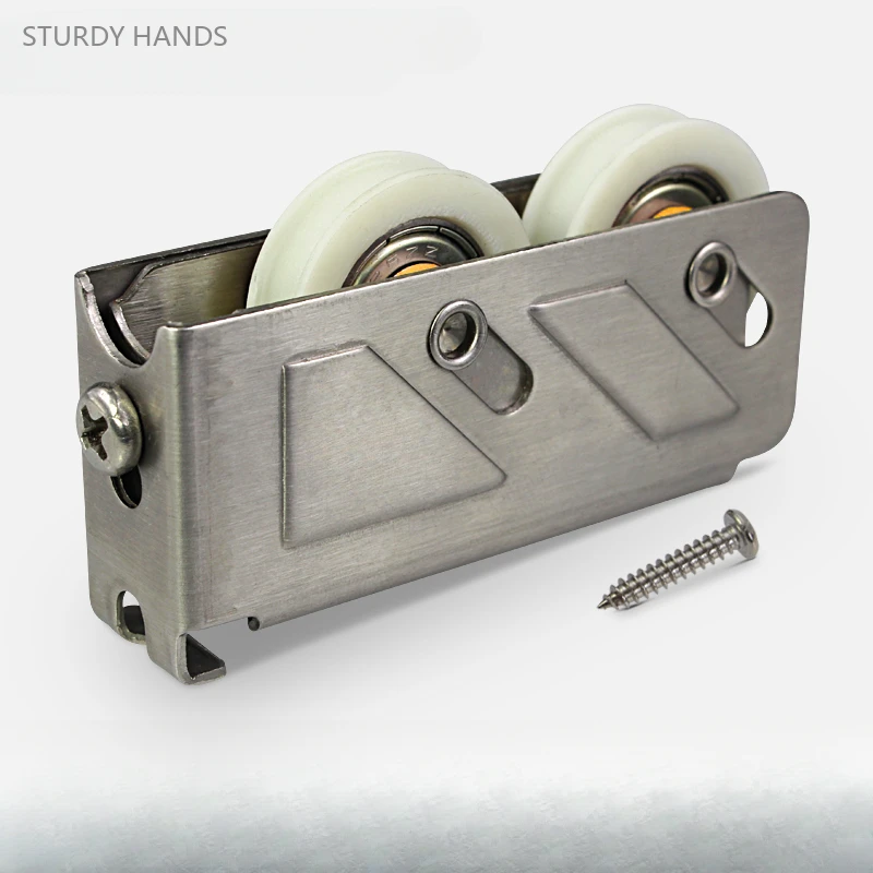Thickened Stainless Steel Old-fashioned 888 Aluminum Alloy Door and Window Pulley Sliding Window Groove Wheel 2PCS