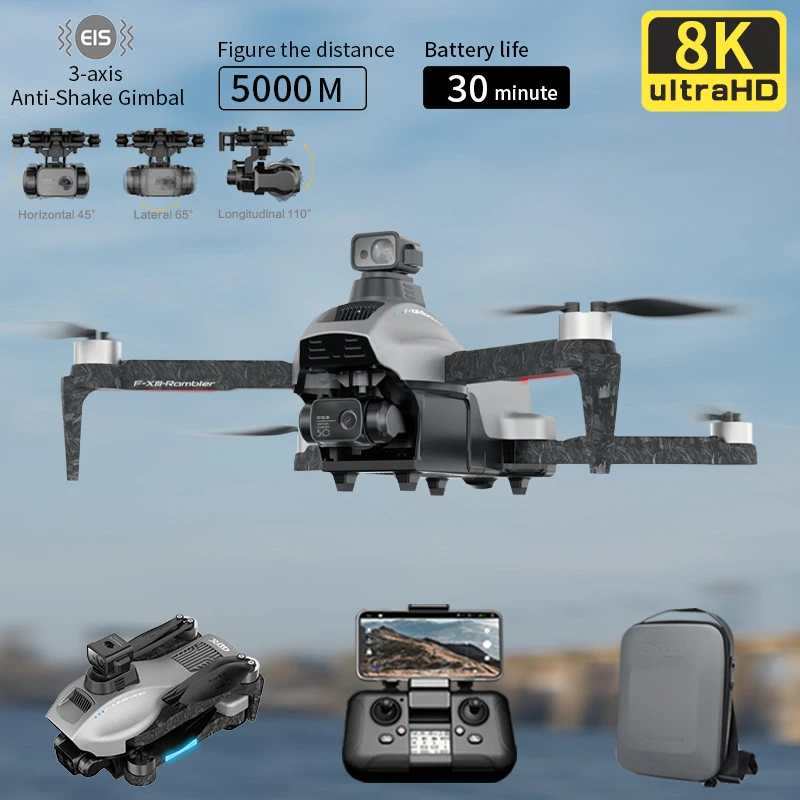 F13 Rc Drone 8k Profesional Gps 5 Km Fpv Drones Camera Hd 8k Gps