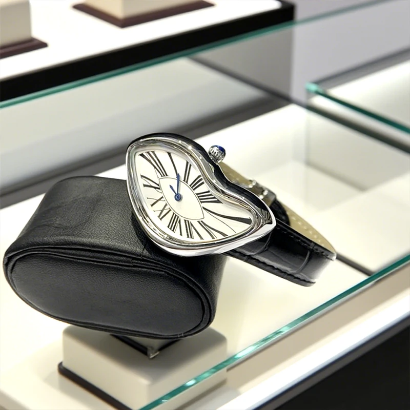 Stylish Genuine Leather Water-Resistant Quartz Wristwatch
