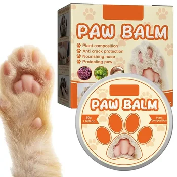 Bálsamo para patas de mascotas, almohadilla hidratante para la nariz, protección contra grietas, cuidado de invierno para perros 1