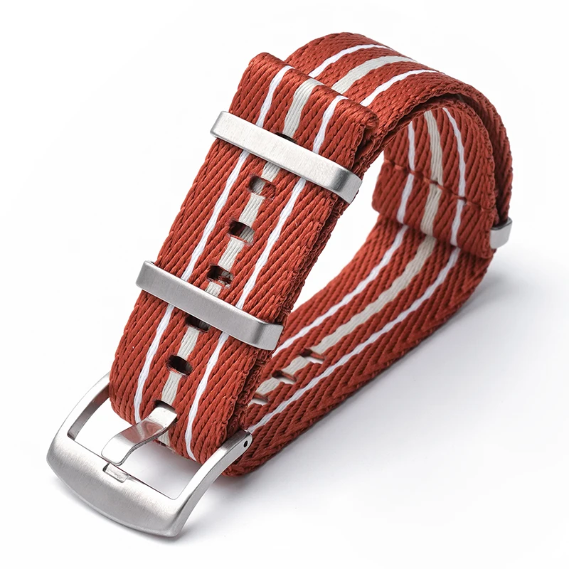 Versatile Nylon Woven Canvas Watch Band - 20mm & 22mm Strap Widths